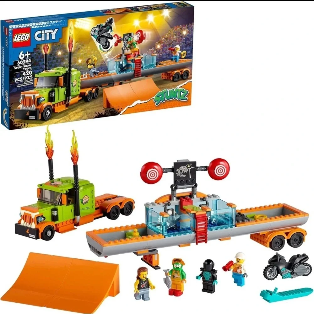 LEGO City Stunt Show Truck Complete Set 60294 STUNTZ - NEW / Sealed - Picture 1 of 4